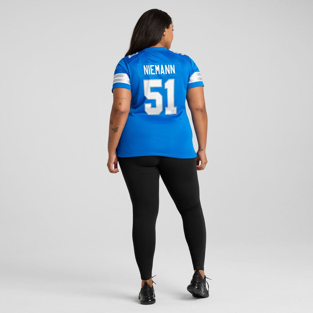 Ben Niemann Detroit Lions Nike Women's Team Game Jersey -  Blue