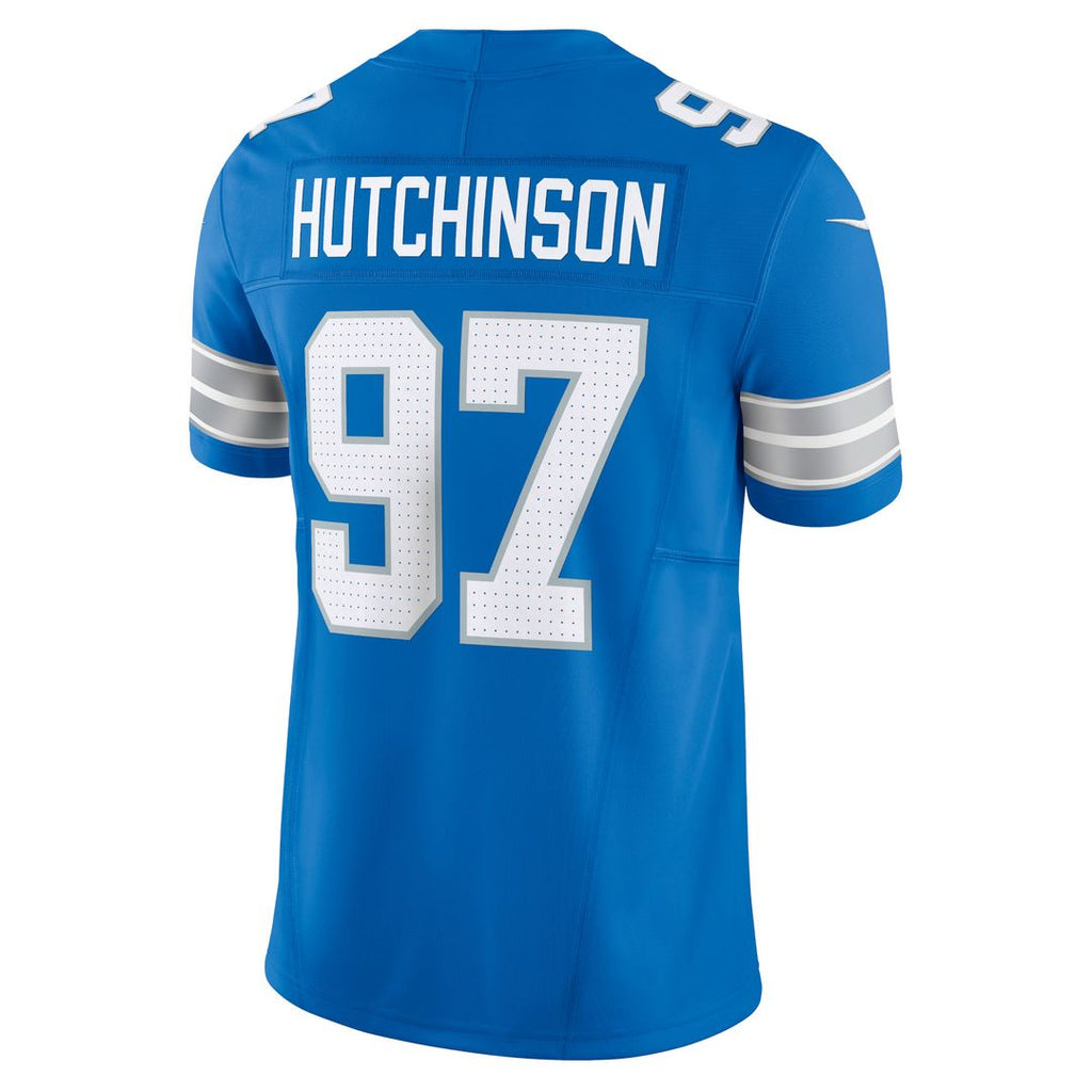 Aidan Hutchinson Detroit Lions Nike Team Vapor F.U.S.E. Limited Jersey - Blue
