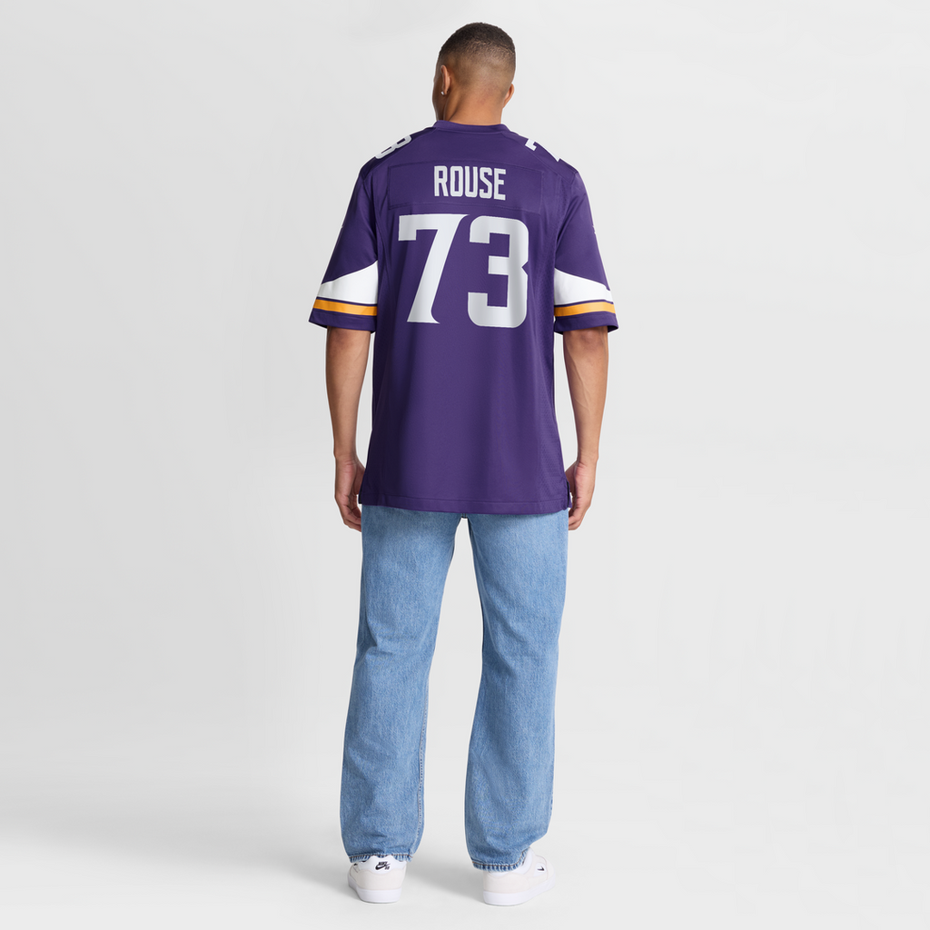 Walter Rouse Minnesota Vikings Nike Team Game Jersey -  Purple