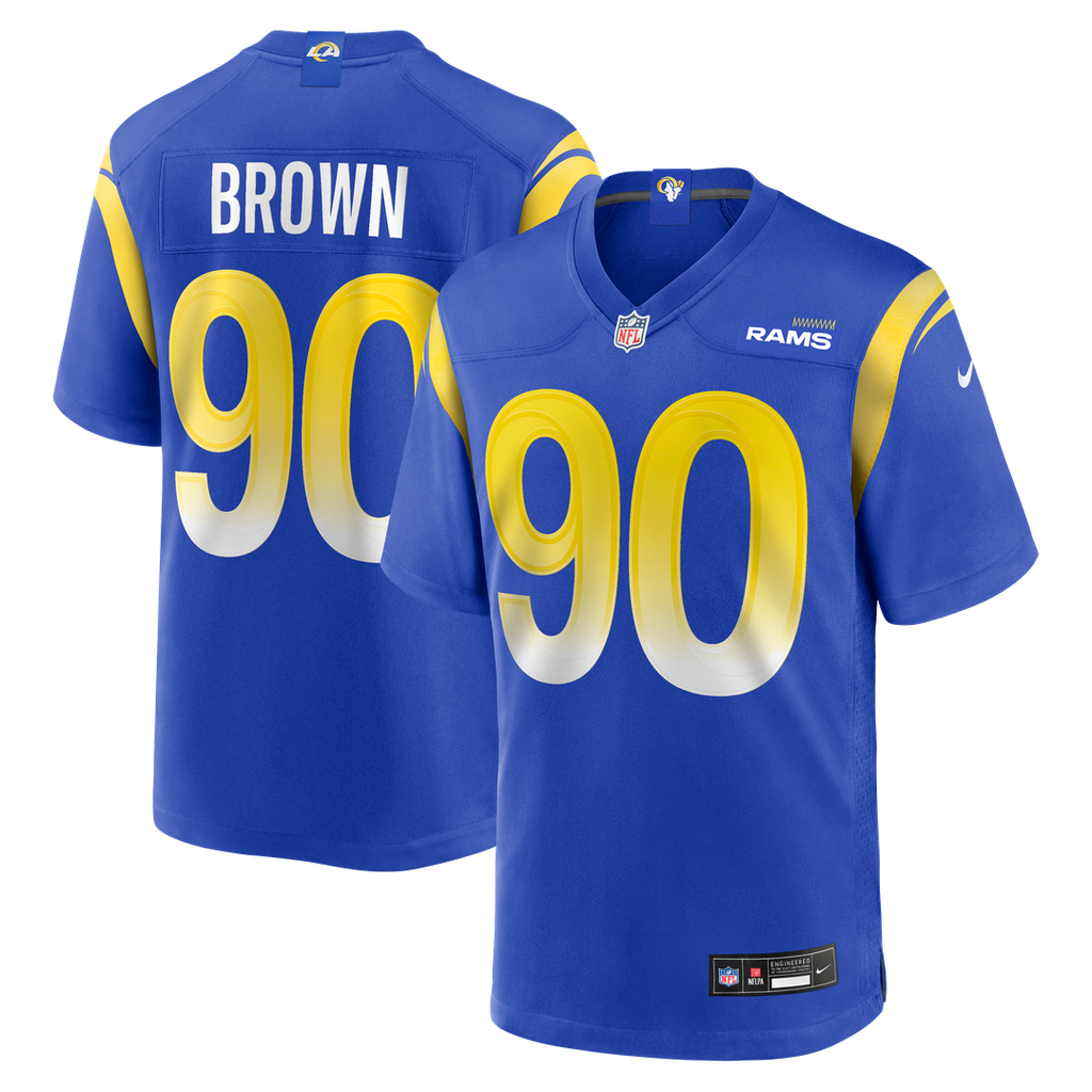 Earnest Brown IV Los Angeles Rams Nike Team Game Jersey -  Royal