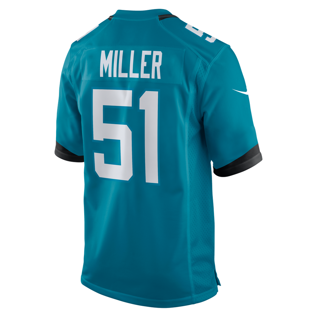 Ventrell Miller Jacksonville Jaguars Nike  Game Jersey -  Teal