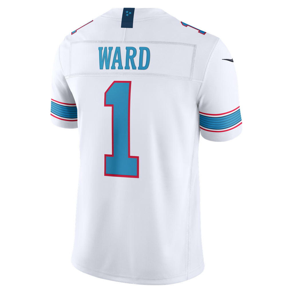 Cameron Ward Tennessee Titans Nike Vapor F.U.S.E. Stitched Limited Jersey - Light Blue
