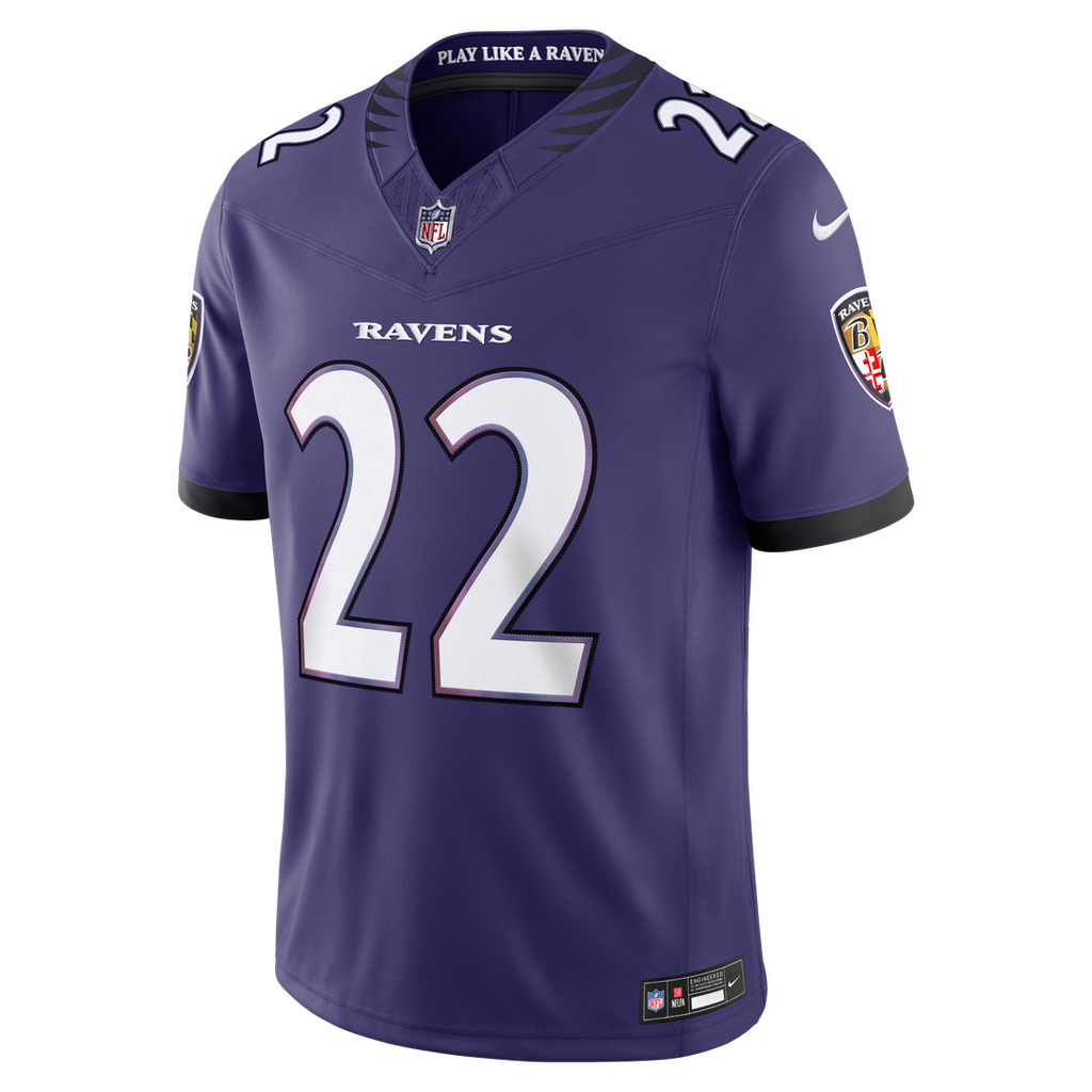 Derrick Henry Baltimore Ravens Nike Vapor F.U.S.E. Stitched Limited Jersey - White