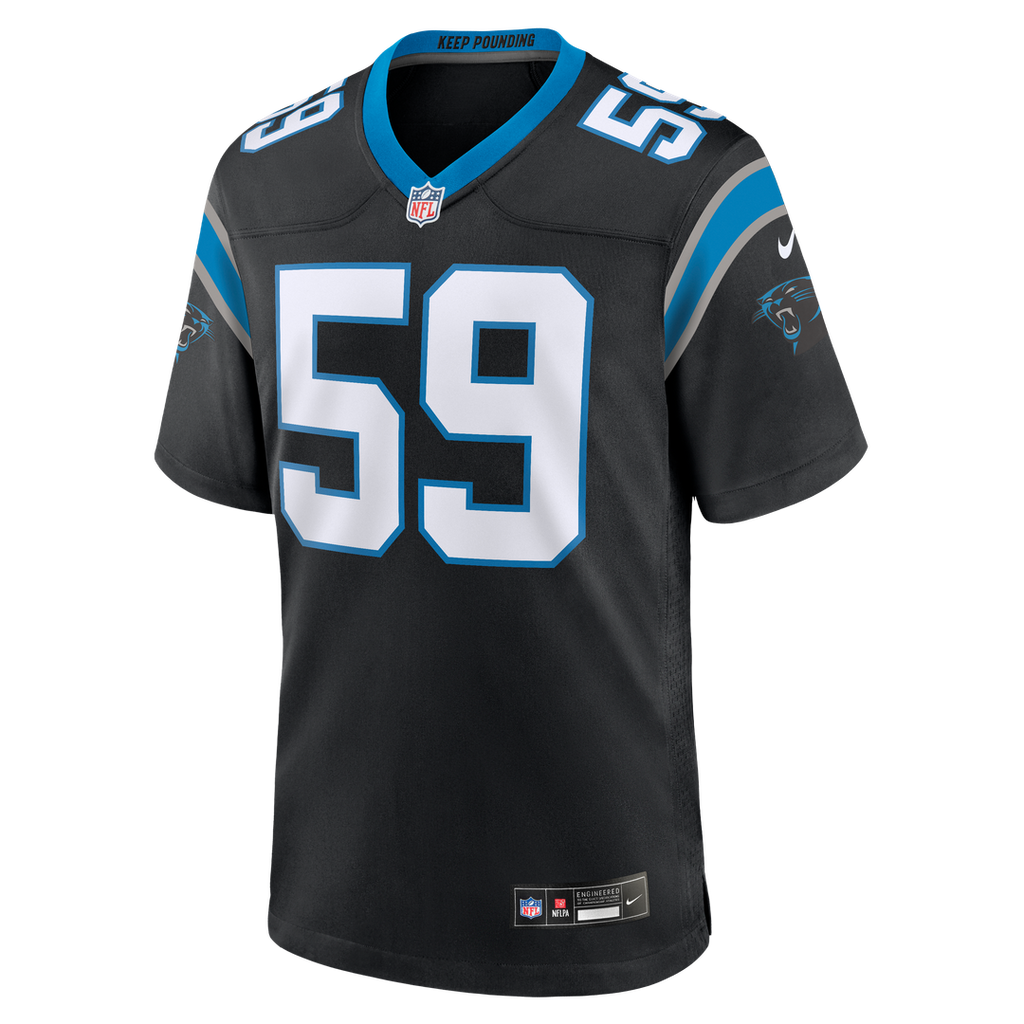 Luke Kuechly Carolina Panthers Nike Team Game Jersey -  Black