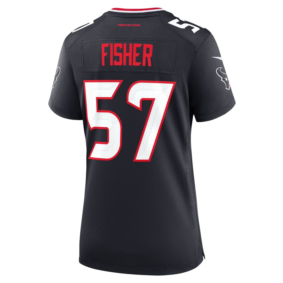 Blake Fisher Houston Texans Nike Women's Team Game Jersey -  Navy