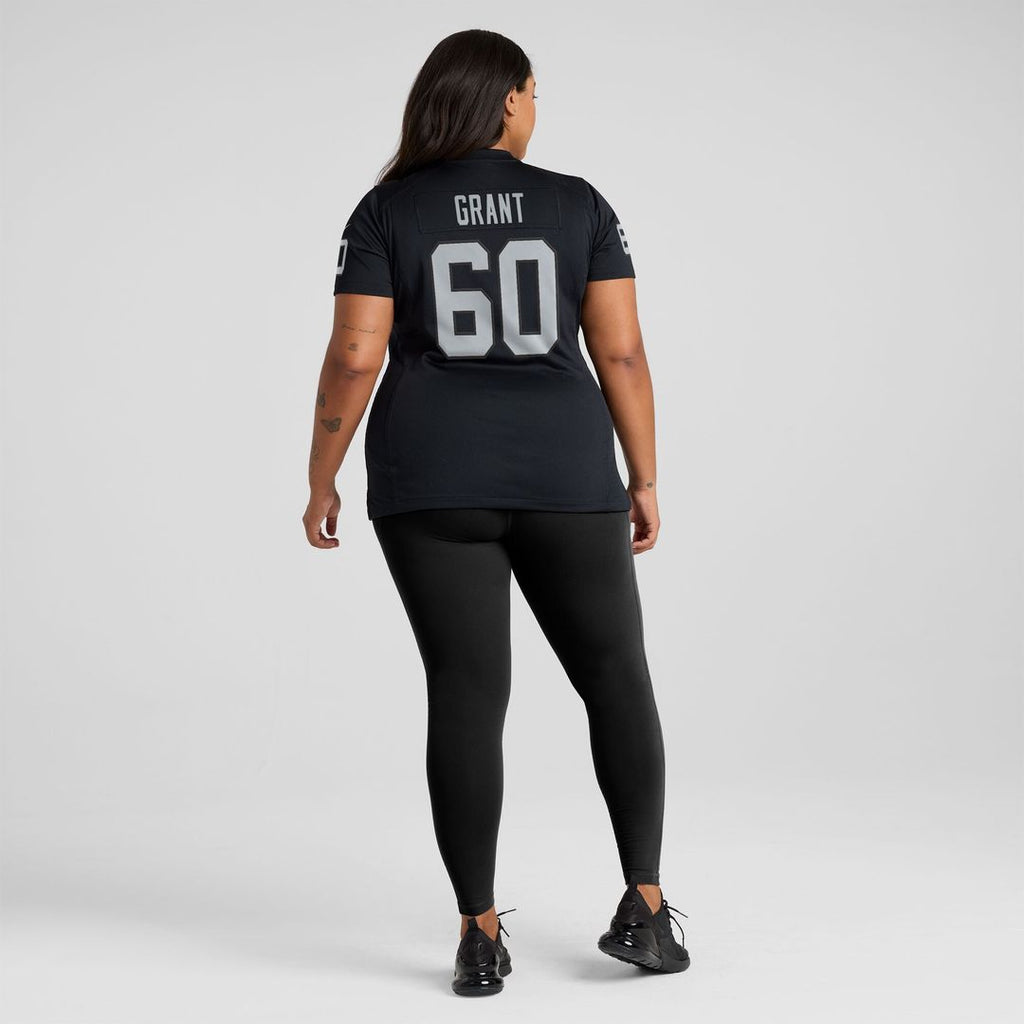 Charles Grant Las Vegas Raiders Nike Women's Team Game Jersey -  Black