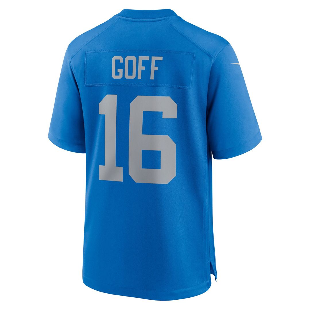 Jared Goff Detroit Lions Nike Alternate Game Jersey -  Blue