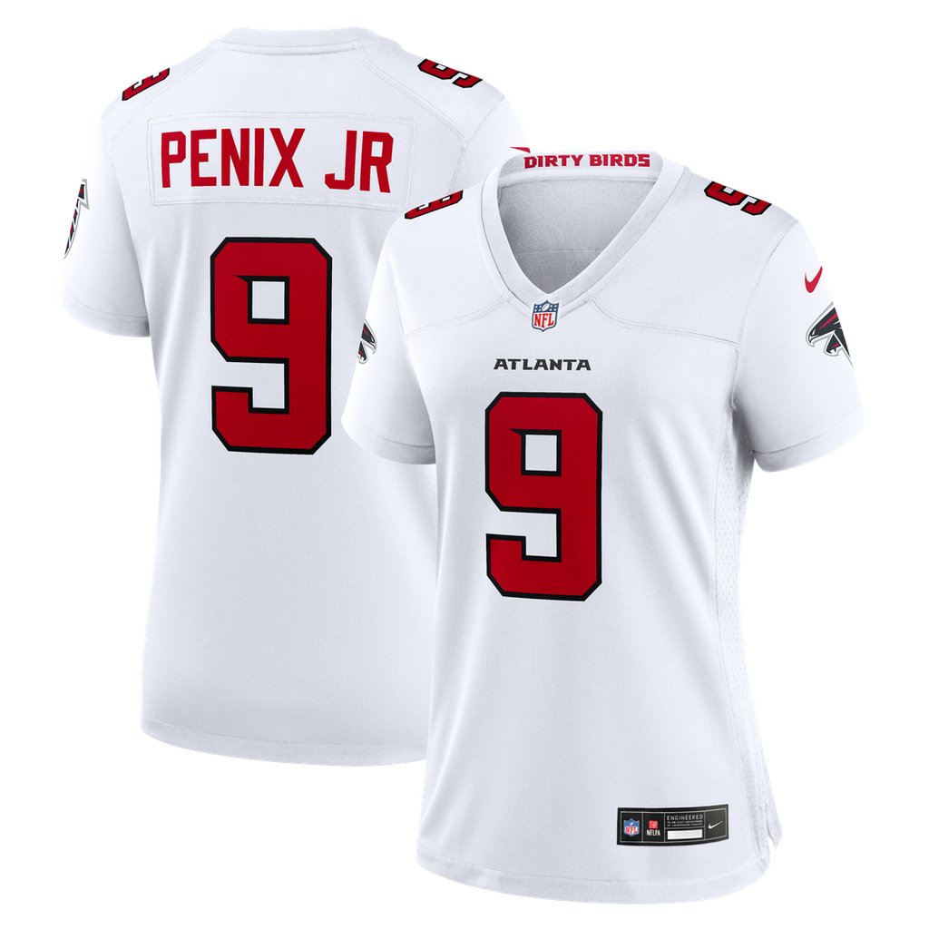 Michael Penix Jr. Atlanta Falcons Nike Women's Game Jersey - White