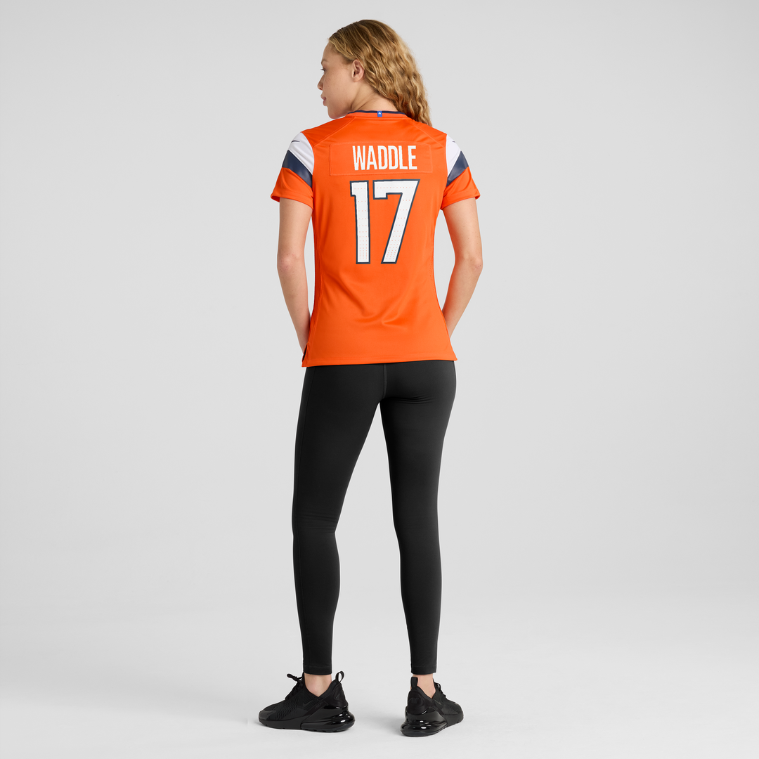 Jaylen Waddle Denver Broncos Nike Women's Game Jersey - Orange