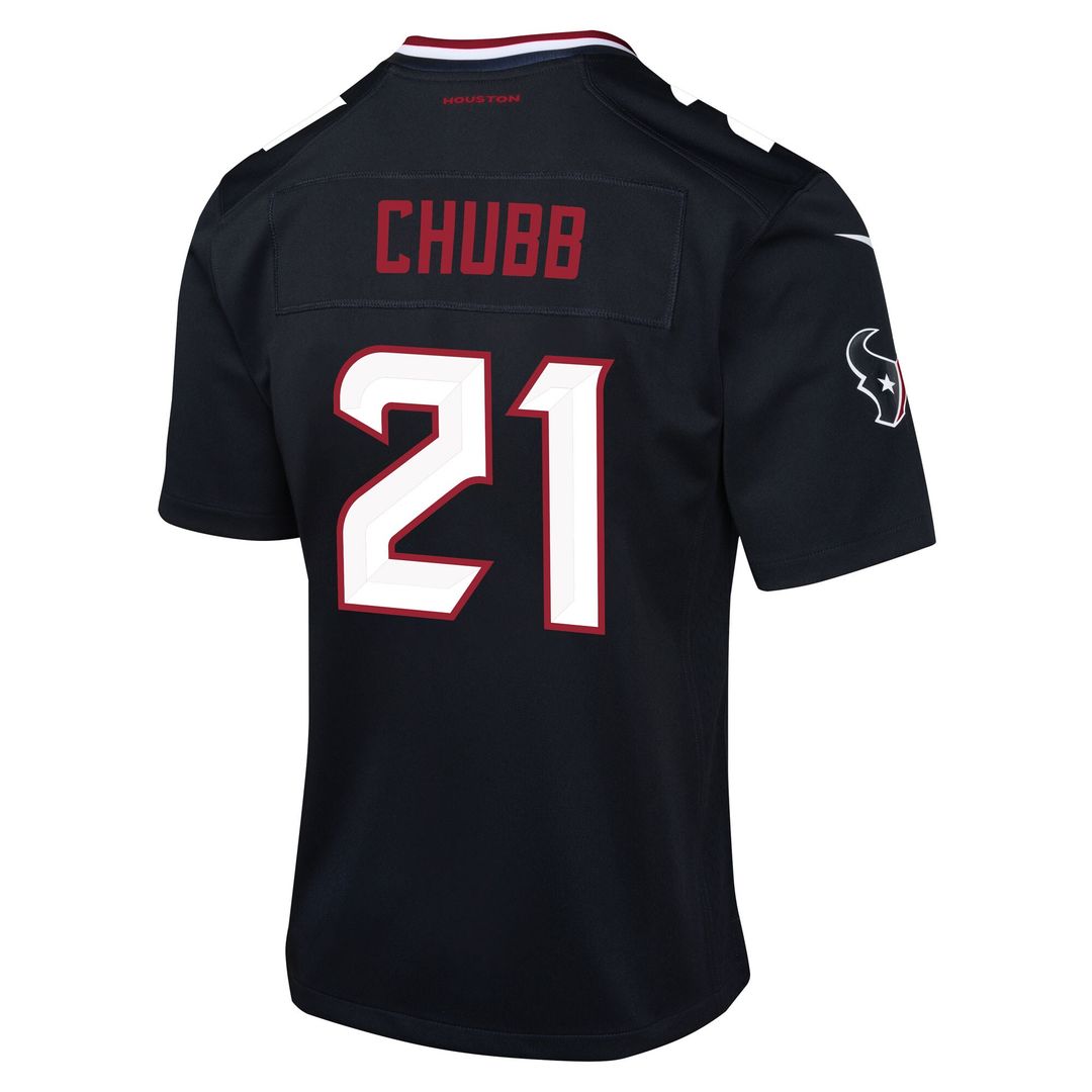 Nick Chubb Houston Texans Nike Youth Team Game Jersey - Navy