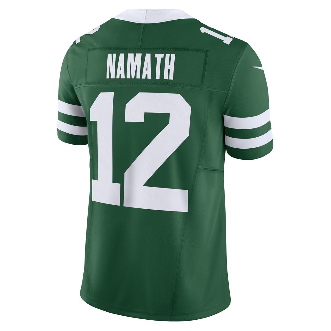 Joe Namath New York Jets Nike Alternate Vapor F.U.S.E. Limited Jersey  - Legacy Black