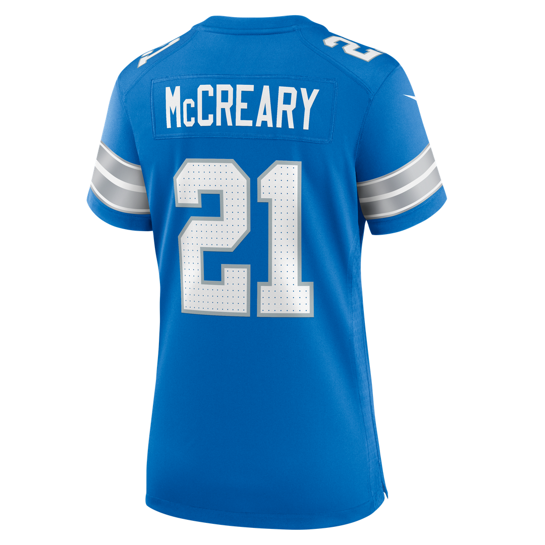 Roger McCreary Detroit Lions Nike Women's Team Game Jersey -  Blue