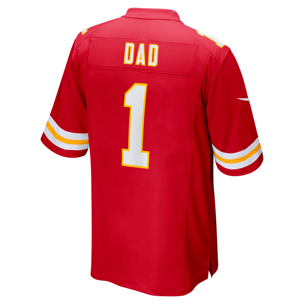 Number 1 Dad Kansas City Chiefs Nike Game Jersey - Red