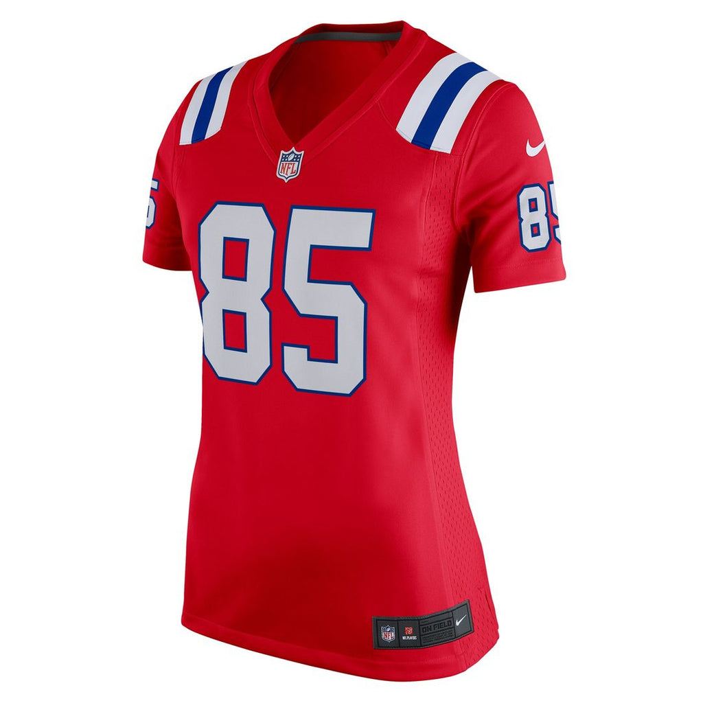 Hunter Henry New England Patriots Nike Women's  Team Game Jersey - Red