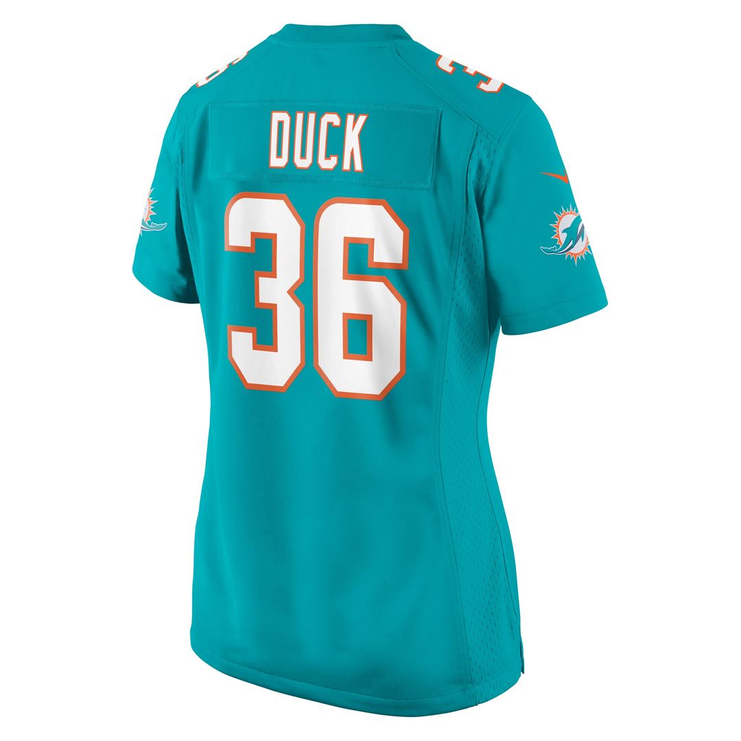 Storm Duck Miami Dolphins Nike Women's  Game Jersey -  Aqua