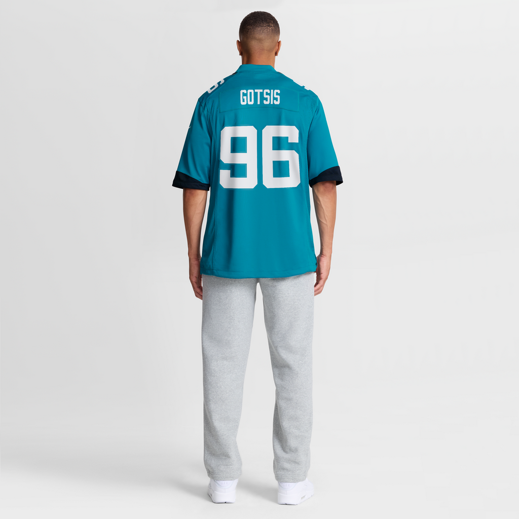 Adam Gotsis Jacksonville Jaguars Nike Game Jersey - Teal