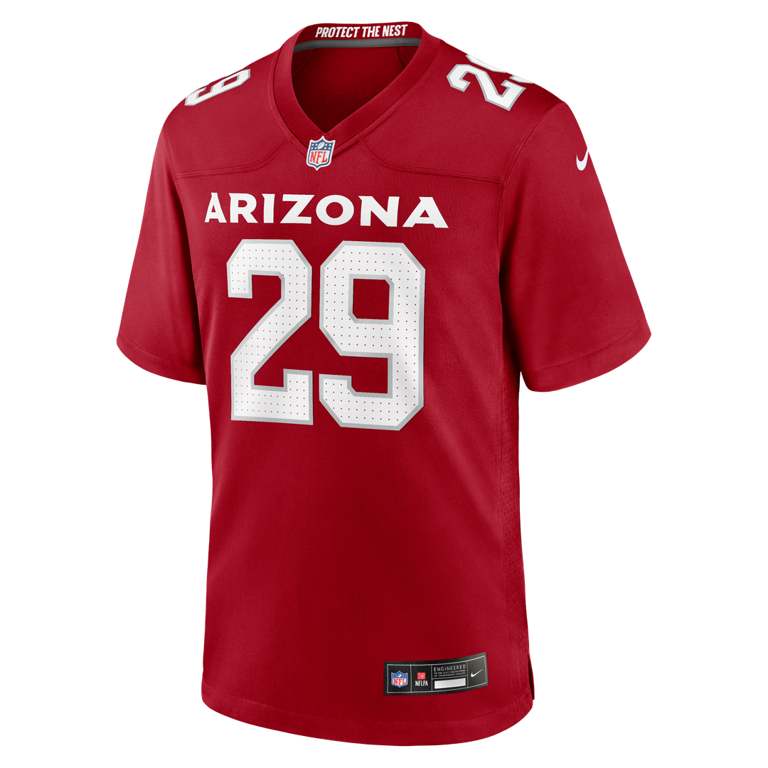 Denzel Burke Arizona Cardinals Nike Team Game Jersey -  Cardinal