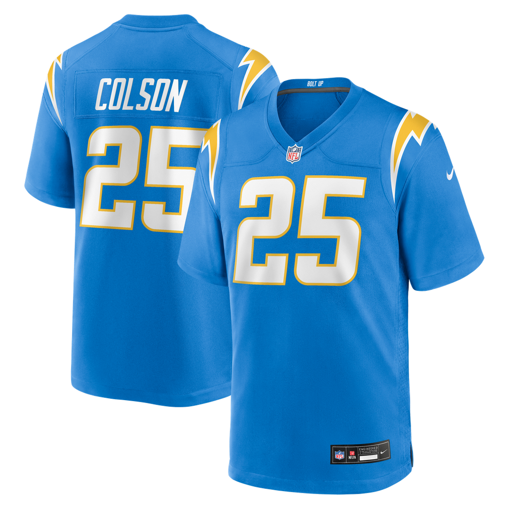 Junior Colson Los Angeles Chargers Nike Team Game Jersey -  Powder Blue