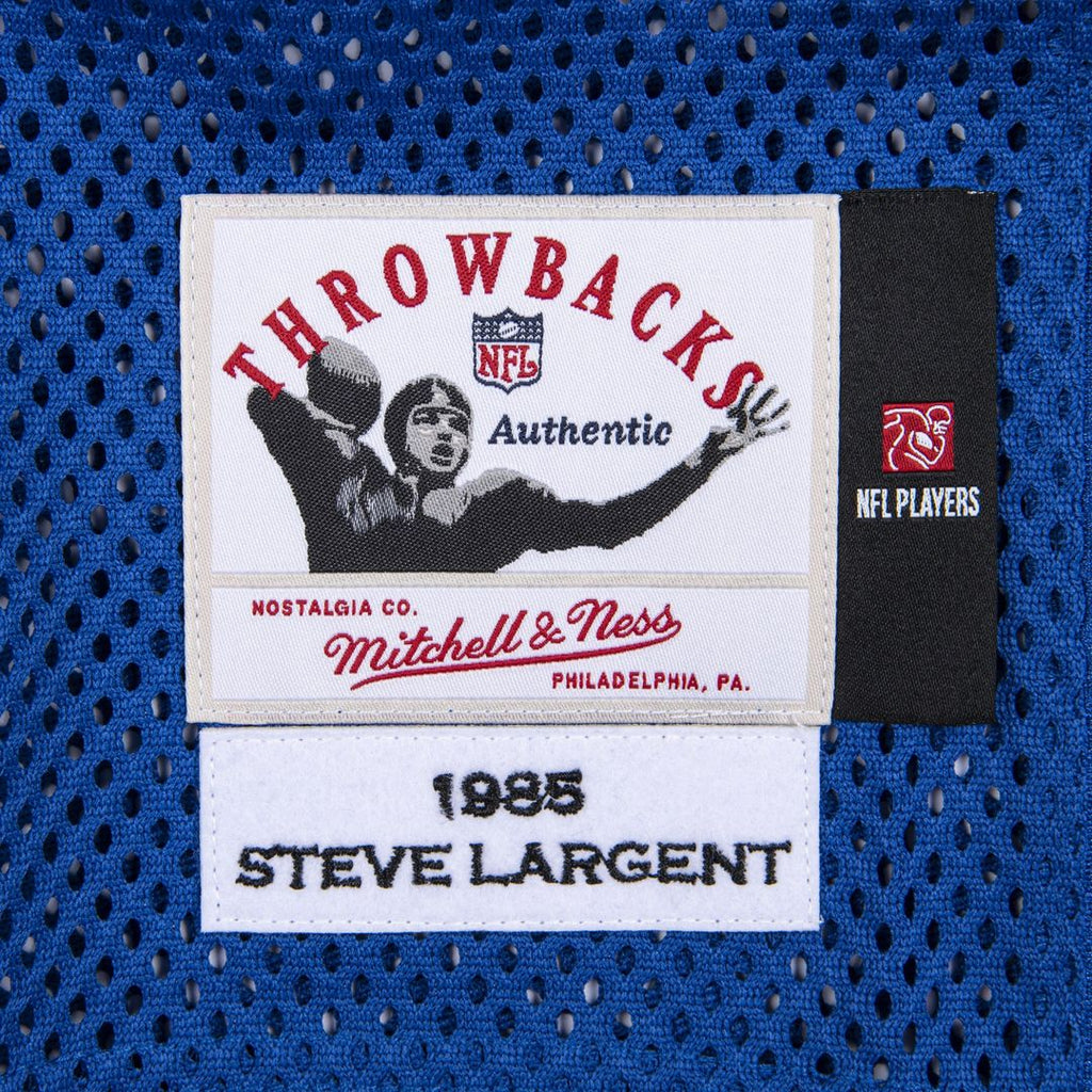 Steve Largent Seattle Seahawks 1985 Mitchell & Ness Authentic Throwback Retired Player Jersey - Royal