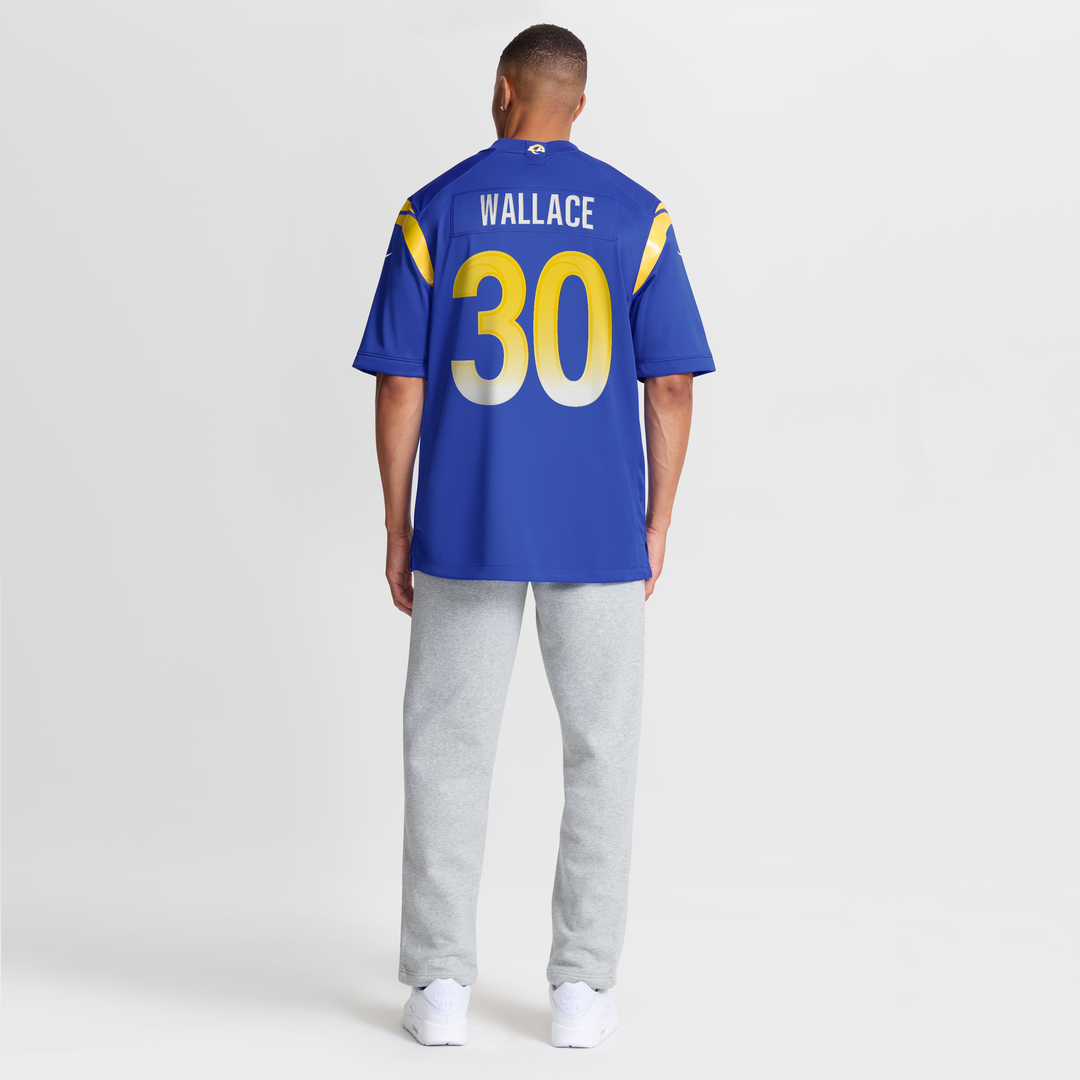 Josh Wallace Los Angeles Rams Nike Game Jersey -  Royal