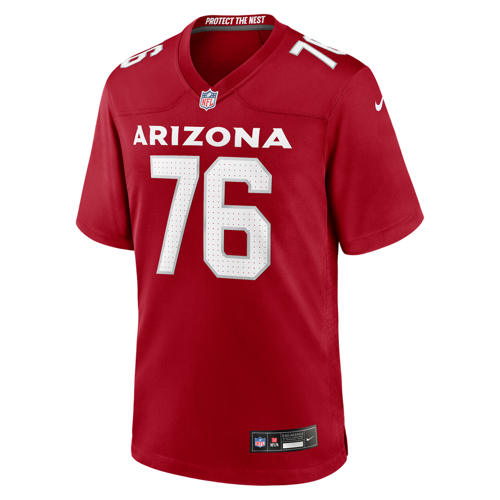 Will Hernandez Arizona Cardinals Nike Team Game Jersey -  Cardinal