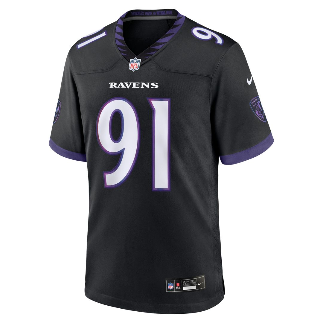 Trey Hendrickson Baltimore Ravens Nike Team Game Jersey - Purple