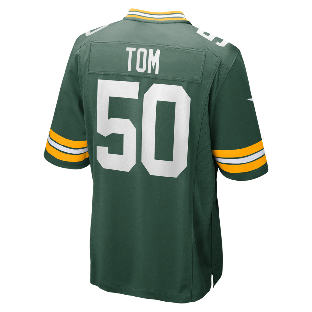 Zach Tom Green Bay Packers Nike Game Player Jersey - Green