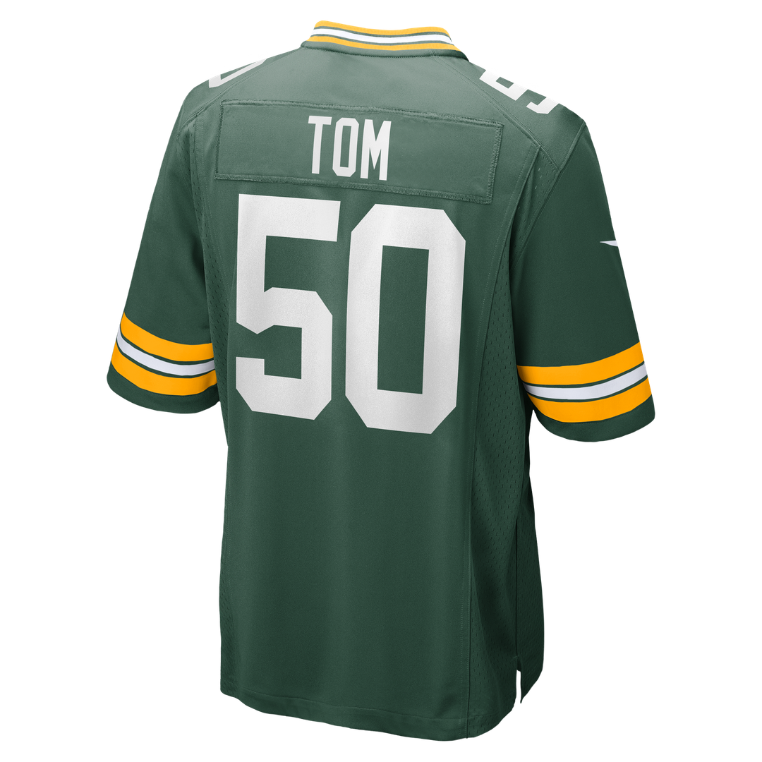 Zach Tom Green Bay Packers Nike Game Player Jersey - Green