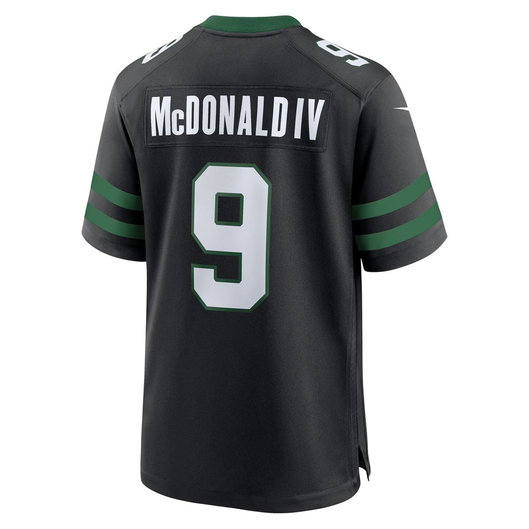 Will McDonald IV New York Jets Nike Team Game Jersey - Legacy Green