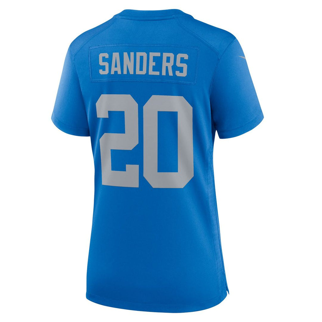 Barry Sanders Detroit Lions Nike Women's Alternate Game Jersey - Blue