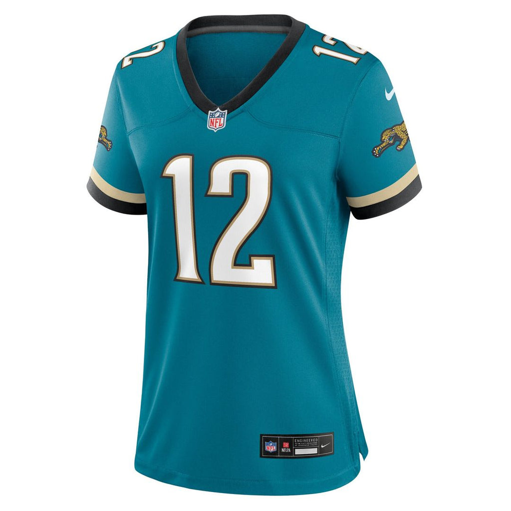 Travis Hunter Jacksonville Jaguars Nike Women's Alternate 2 Prowler Throwback Game Jersey -  Teal