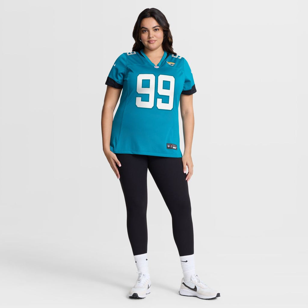 Ruke Orhorhoro Jacksonville Jaguars Nike Women's Team Game Jersey -  Teal