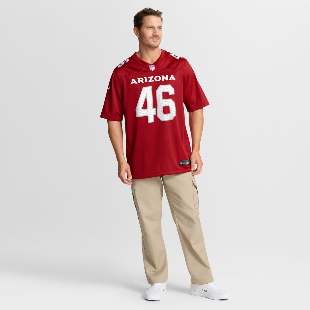 Aaron Brewer Arizona Cardinals Nike Team Game Jersey -  Cardinal