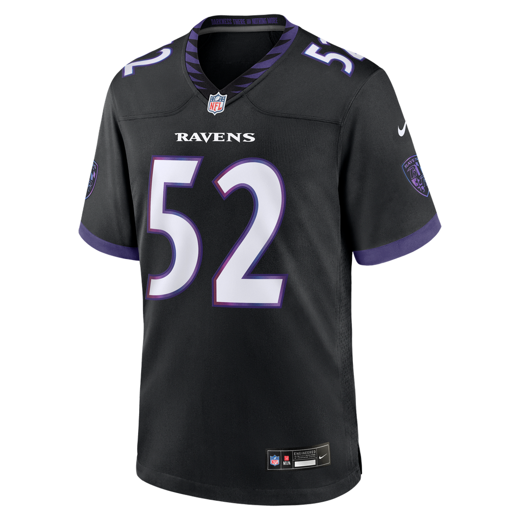 Ray Lewis Baltimore Ravens Nike Alternate Retired Player Game Jersey - Black