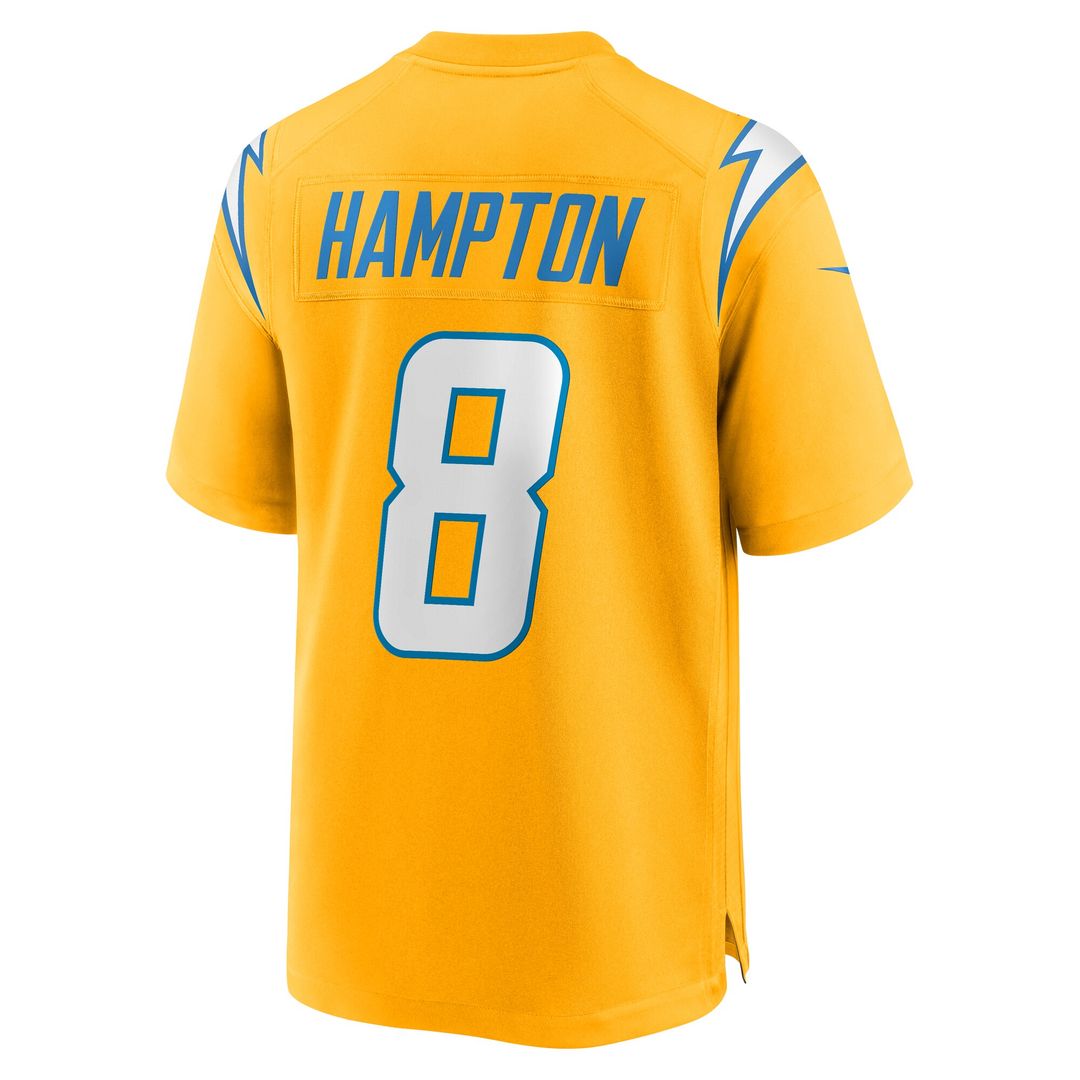 Omarion Hampton Los Angeles Chargers Nike Game Player Jersey - Powder Blue