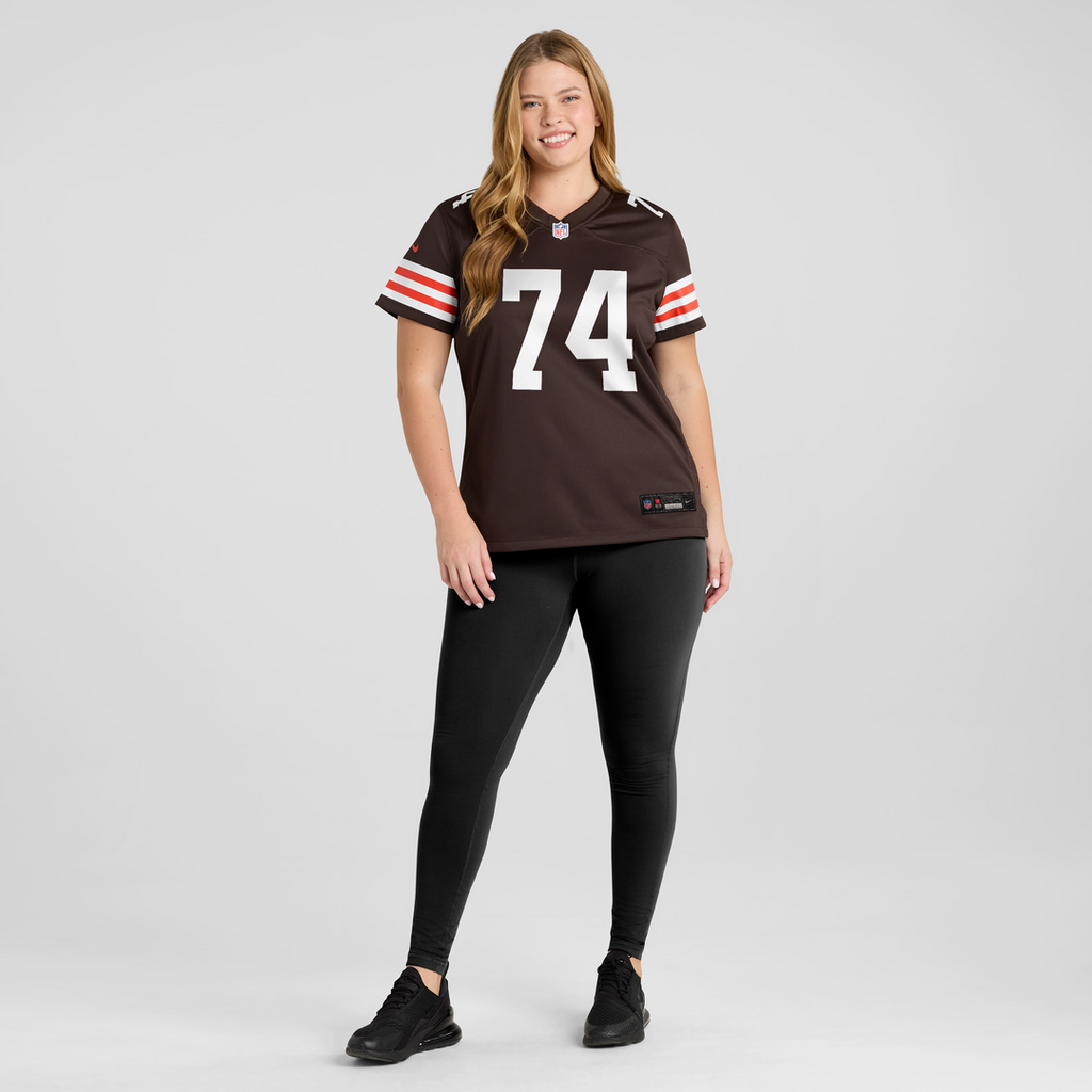 Elgton Jenkins Cleveland Browns Nike Women's Team Game Jersey -  Brown