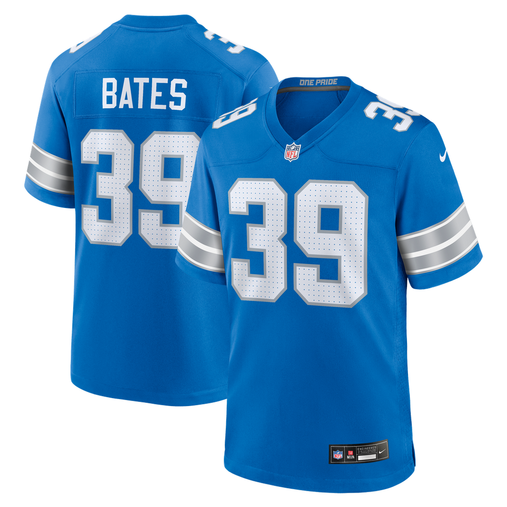 Jake Bates Detroit Lions Nike Team Game Jersey -  Blue