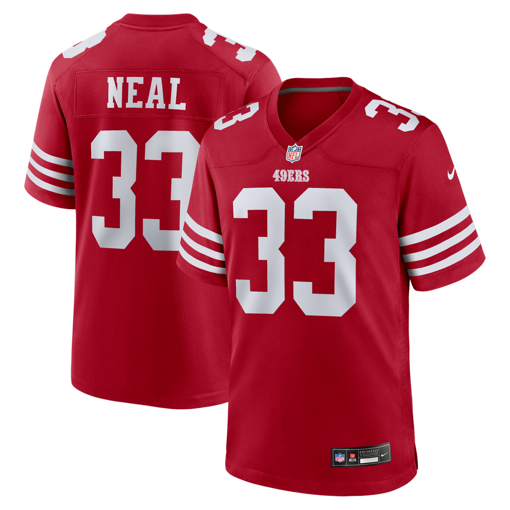Siran Neal San Francisco 49ers Nike Team Game Jersey -  Scarlet