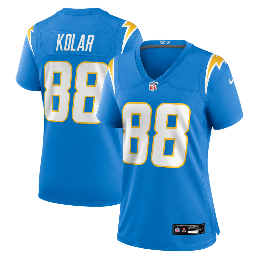 Charlie Kolar Los Angeles Chargers Nike Women's Team Game Jersey -  Powder Blue