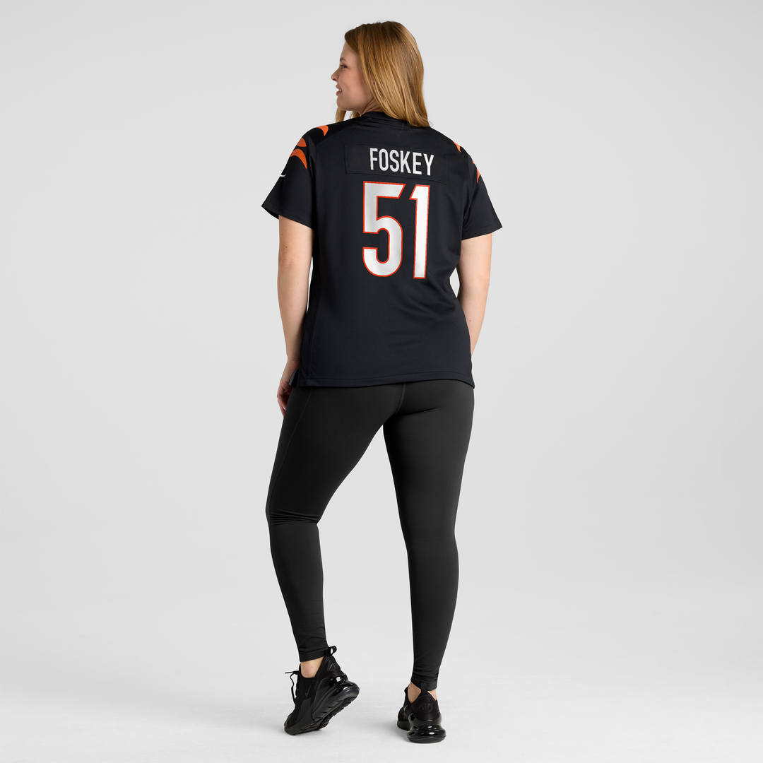 Isaiah Foskey Cincinnati Bengals Nike Women's Team Game Jersey -  Black
