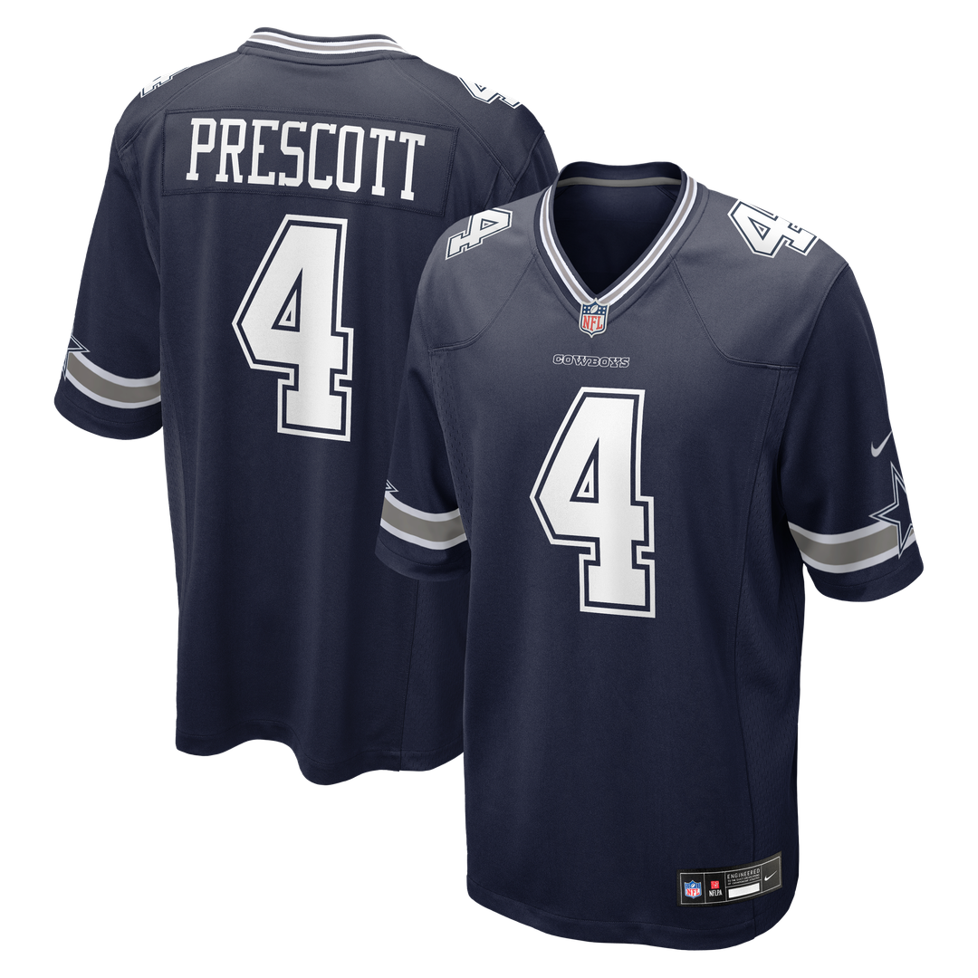 Dak Prescott Dallas Cowboys Nike Game Team Jersey - Navy