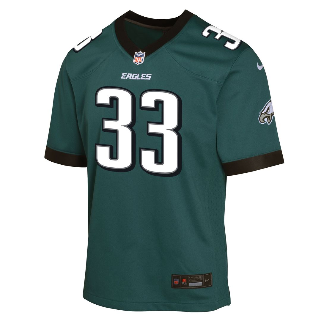 Cooper DeJean Philadelphia Eagles Nike Youth Game Player Jersey - Midnight Green