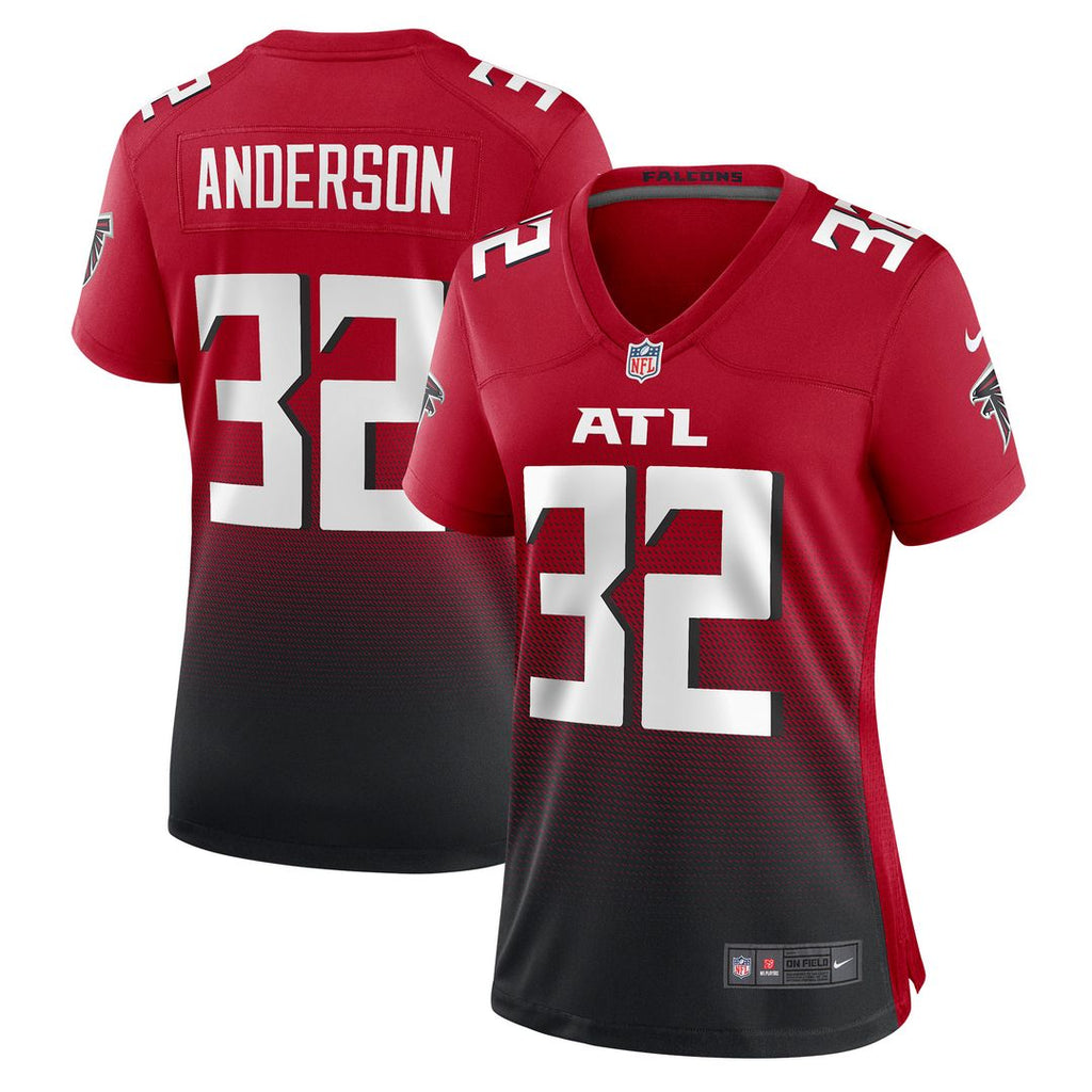 Jamal Anderson Atlanta Falcons Nike Women's Retired Game Jersey - Red