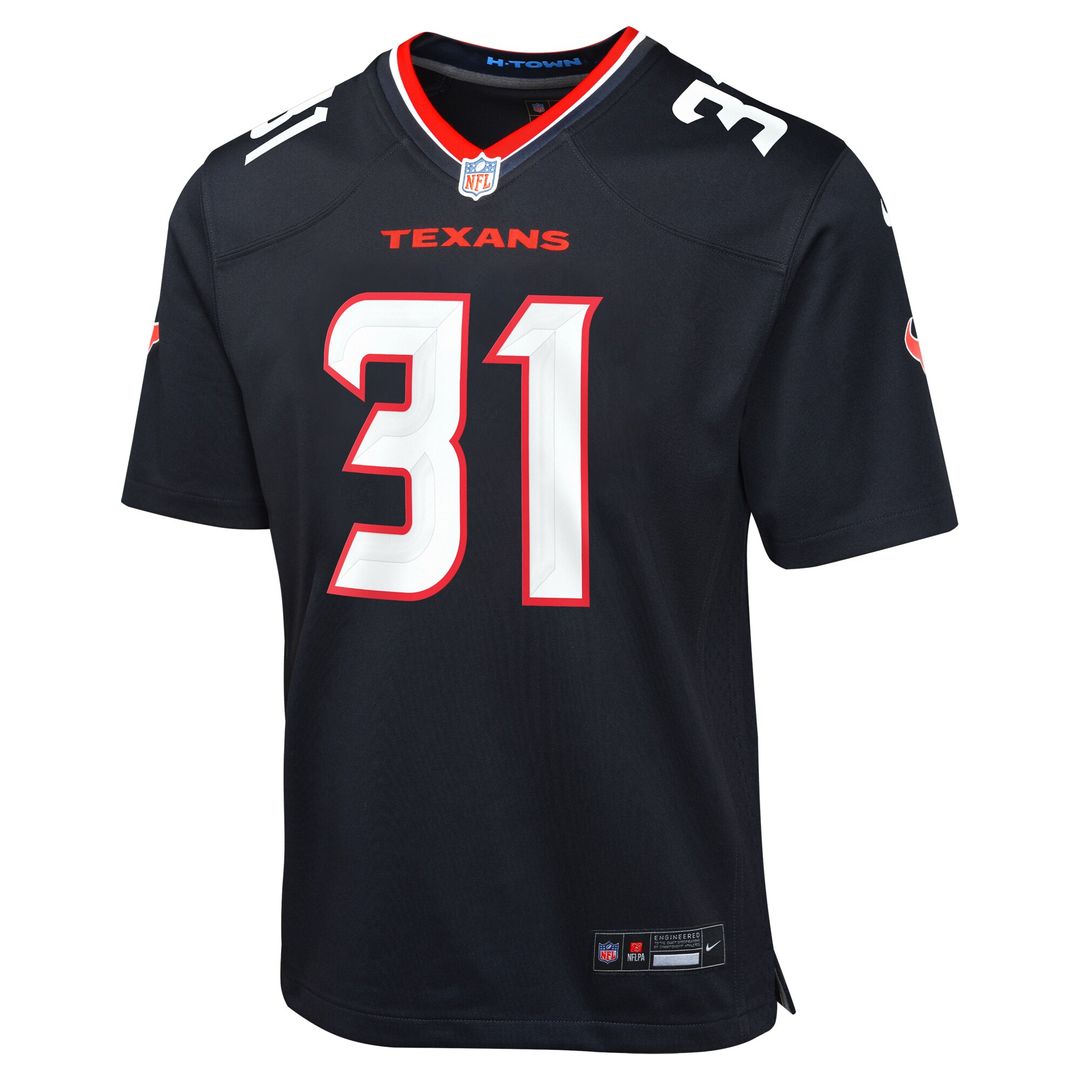 Dameon Pierce Houston Texans Nike Youth Game Jersey - Navy