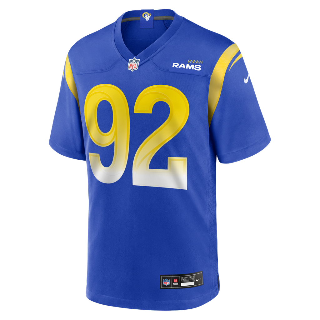 Harrison Mevis Los Angeles Rams Nike Team Game Jersey -  Royal