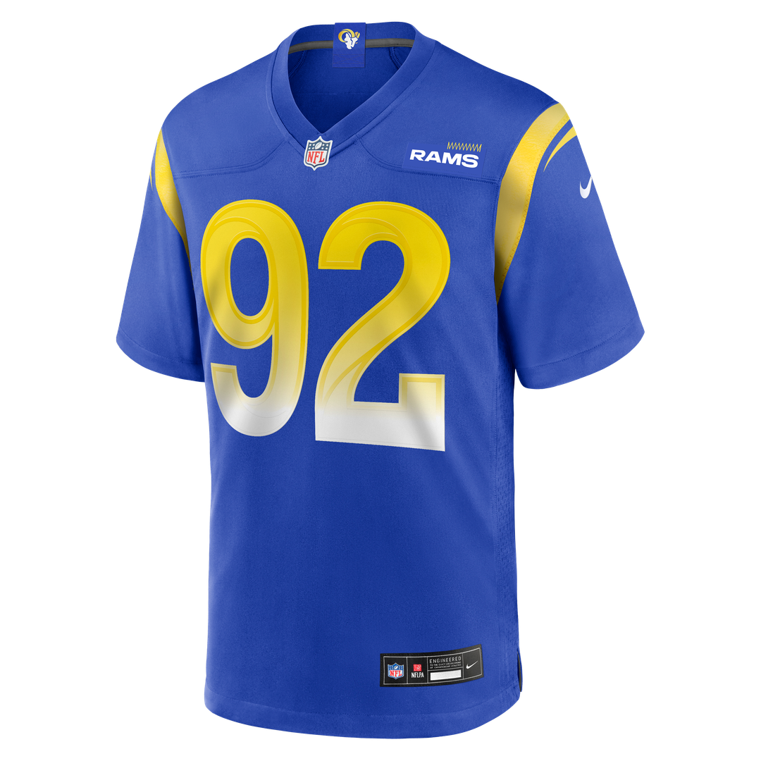 Harrison Mevis Los Angeles Rams Nike Team Game Jersey -  Royal