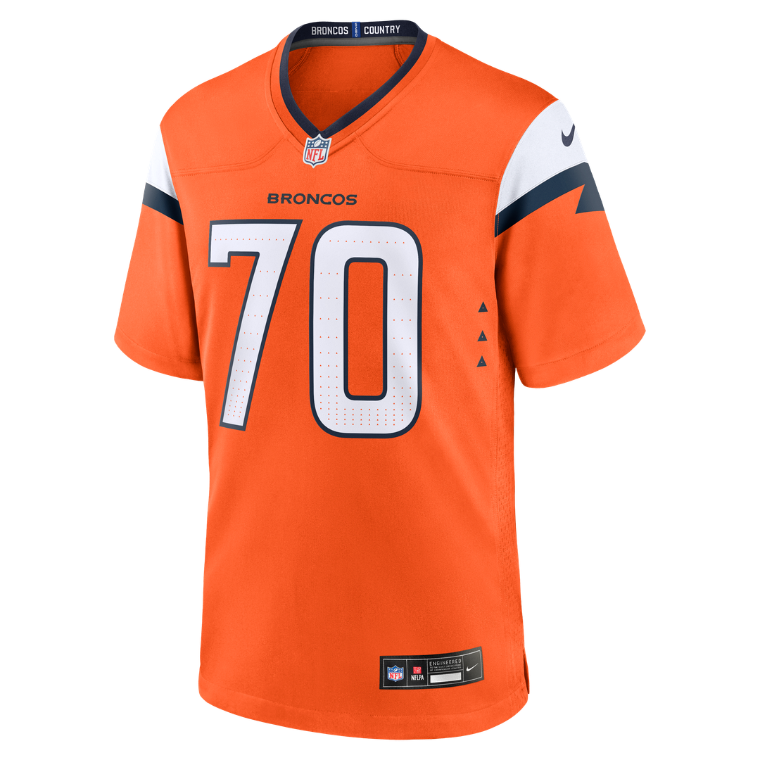 Marques Cox Denver Broncos Nike Team Game Jersey -  Orange
