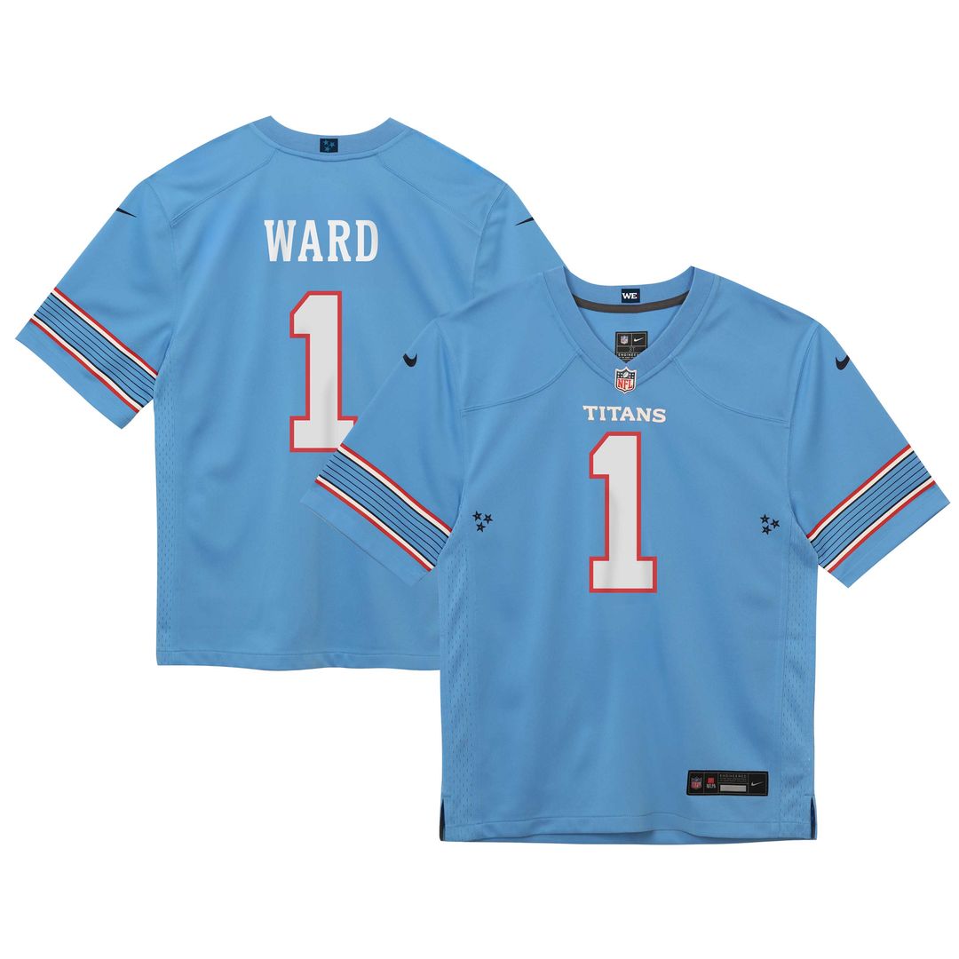 Cameron Ward Tennessee Titans Nike Toddler Team Game Jersey - Light Blue