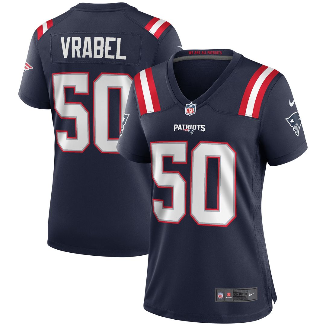 Mike Vrabel New England Patriots Nike Women's Retired Game Jersey - Red