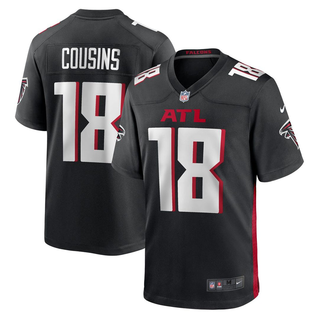 Kirk Cousins Atlanta Falcons Nike Youth Game Jersey - Black